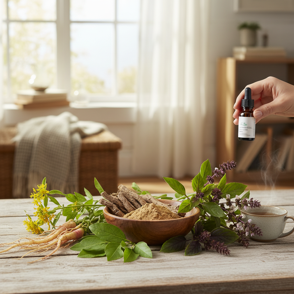 Adaptogen Herbs Explained: Ashwagandha, Rhodiola & Holy Basil for Modern Stress