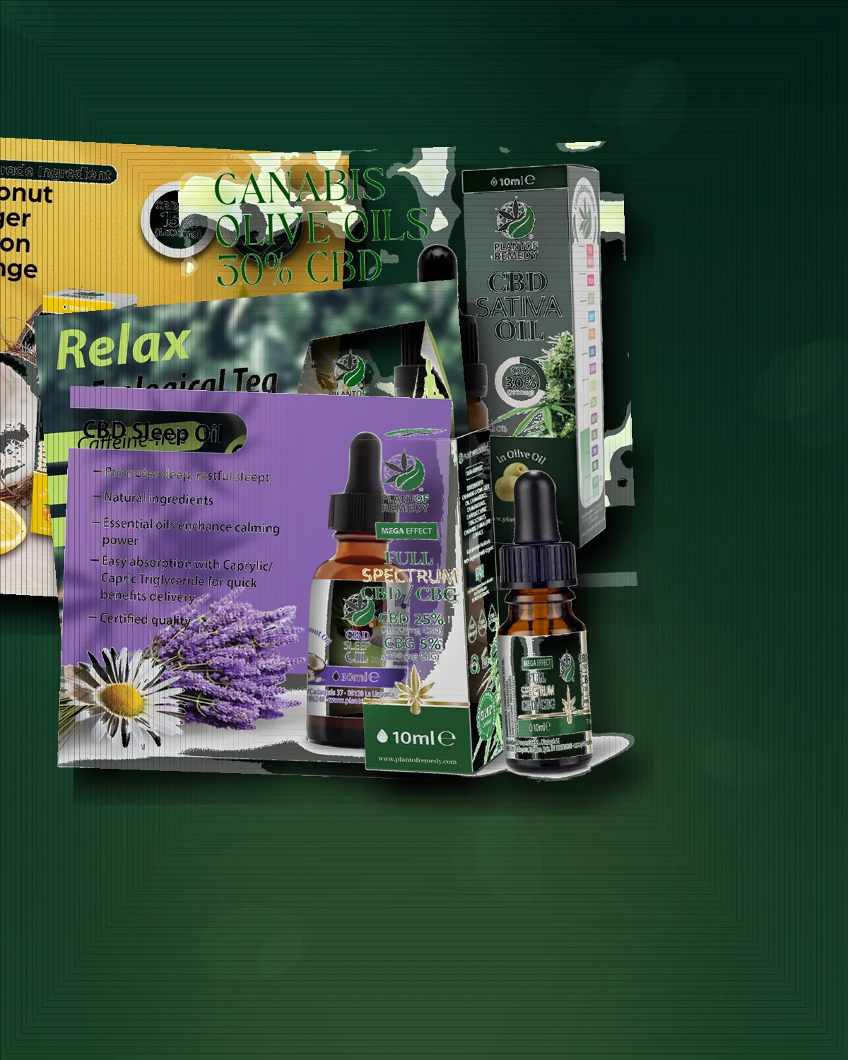 Plant of Remedy oils and botanical tea products